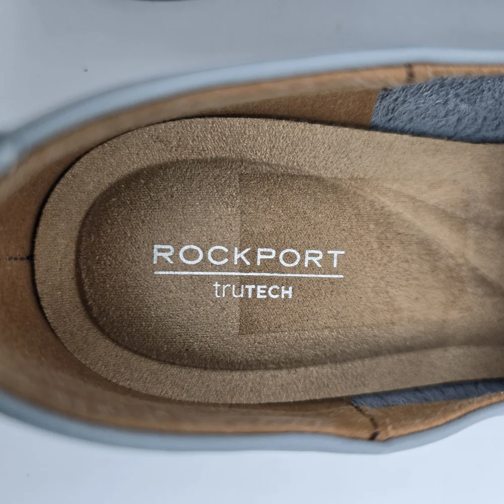 Rockport Women's Perpetua Classic Penny Loafer Blue Chambray CI5109, 8.5 - Picture 8 of 13